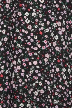 YOURS Curve Black Ditsy Print Shift Dress -Luna Looks Zone 99cdec12 34b8 43 137526 Z