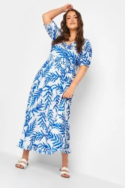 LIMITED COLLECTION Curve White Floral Print Maxi Dress