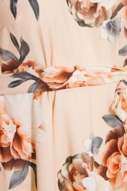 YOURS LONDON Curve Pink Floral Mesh Panel Skater Dress -Luna Looks Zone 9e42e655 a4d4 48 161453 Z