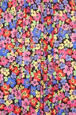 LIMITED COLLECTION Curve Black & Pink Floral Wrap Maxi Dress -Luna Looks Zone 9eb3ae27 fa6a 4a 215920 Z