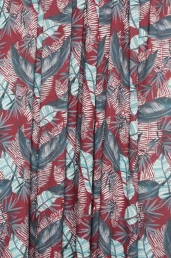 YOURS Curve Red Leaf Print Maxi Wrap Dress 9 YOURS Curve Red Leaf Print Maxi Wrap Dress -Luna Looks Zone 9f3da7fa abc5 41 302158 Z