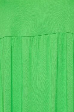 LIMITED COLLECTION Curve Bright Green Pocket Maxi Dress -Luna Looks Zone a1147e2f 0552 45 215718 Z