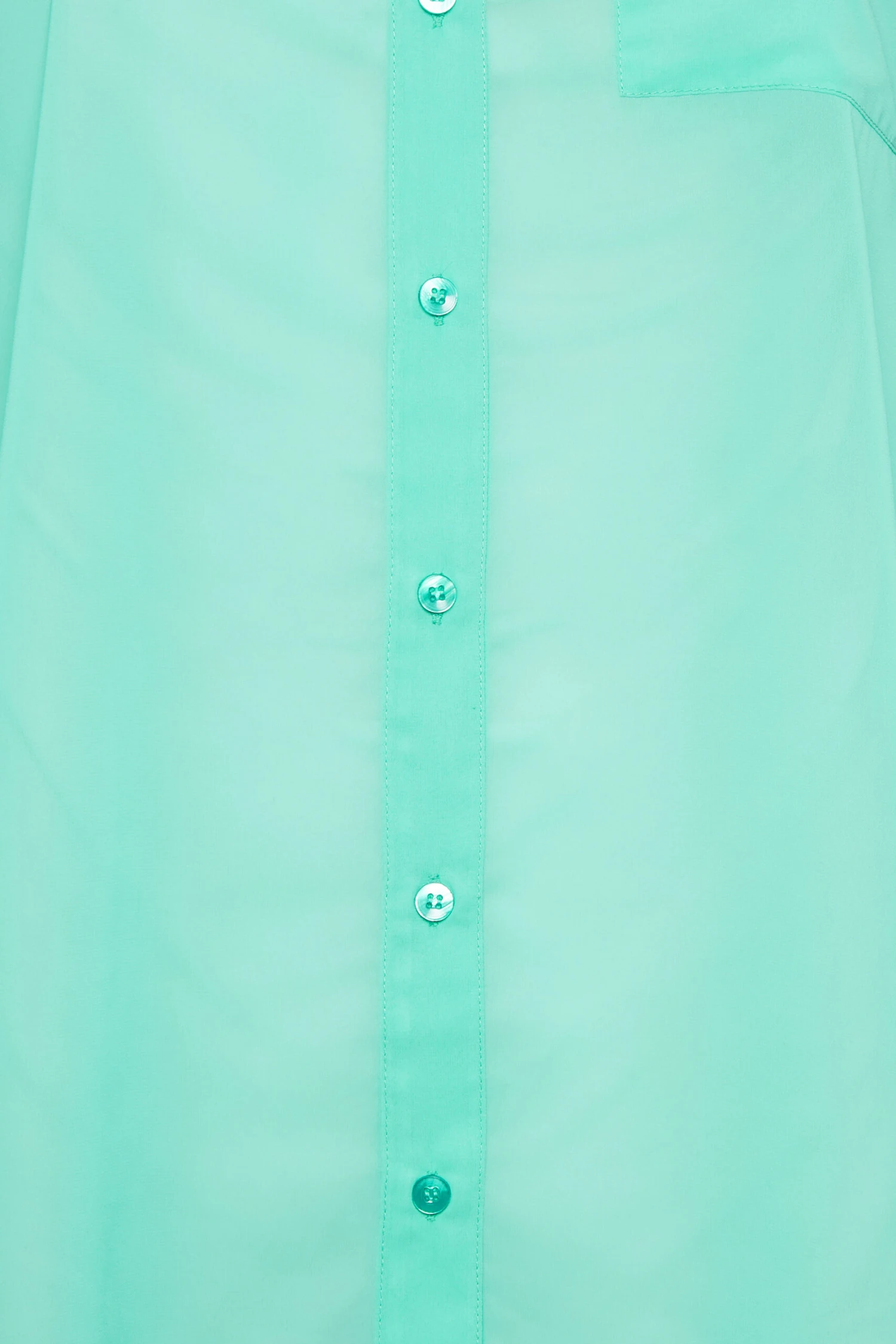 YOURS LONDON Curve Turquoise Blue Pleat Sleeve Shirt 4 YOURS LONDON Curve Turquoise Blue Pleat Sleeve Shirt - Image 4