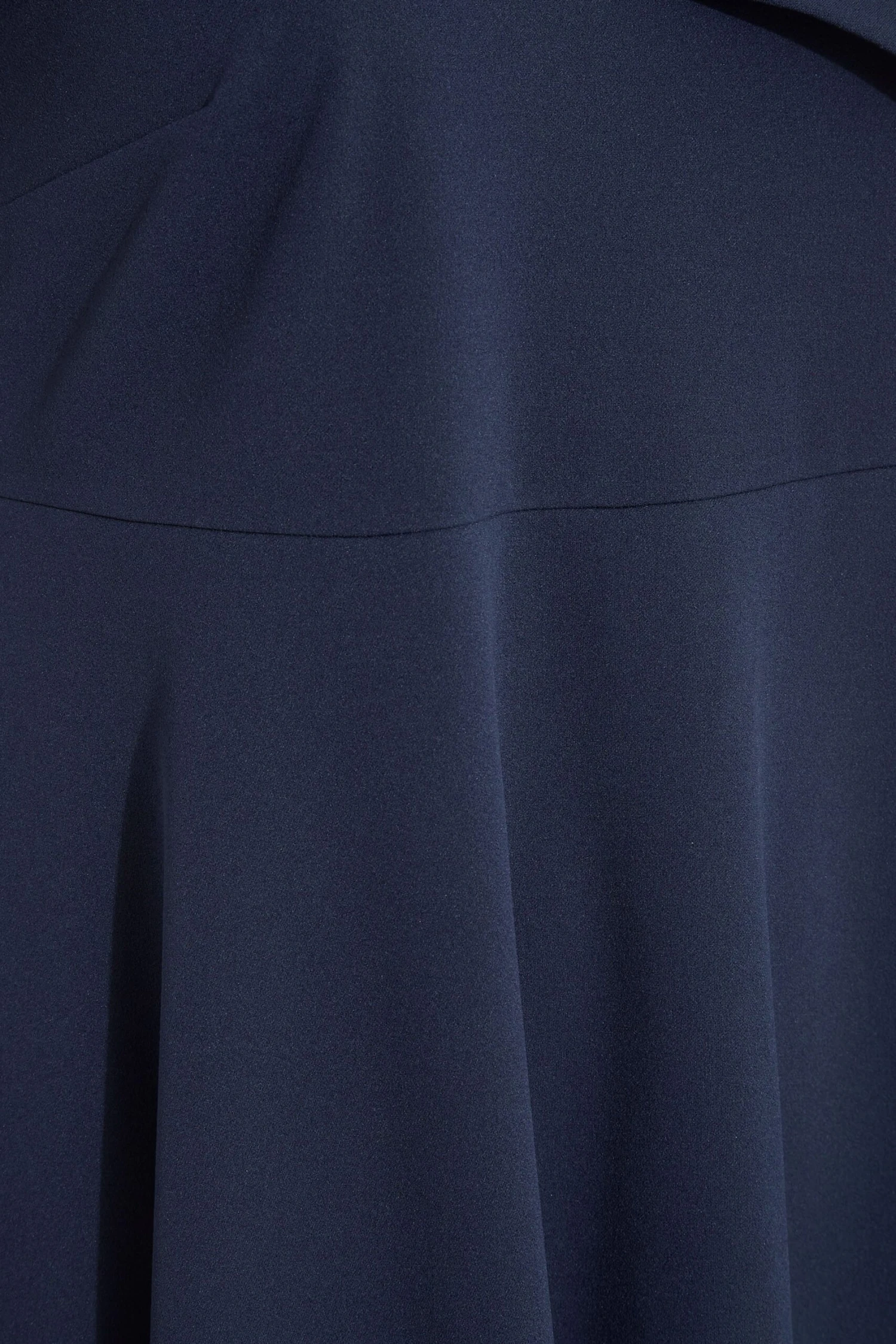 YOURS LONDON Curve Navy Blue Bardot High Low Midi Dress 4 YOURS LONDON Curve Navy Blue Bardot High Low Midi Dress - Image 4