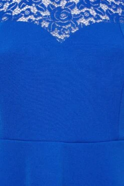 YOURS LONDON Curve Royal Blue Lace Sweetheart Midi Dress -Luna Looks Zone a5a8eb94 92a1 4b 162214 Z