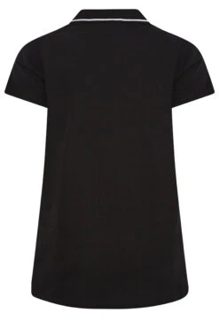 YOURS 2 PACK Curve Black & White Polo Top -Luna Looks Zone a78ef03c 21ea 47 320797 Y