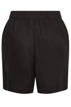 YOURS Curve Black Woven Shorts -Luna Looks Zone a87d8645 9a9c 49 144796 Y