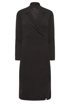 YOURS PETITE Curve Black Scuba Blazer Dress -Luna Looks Zone af87a3cf fa81 4c 174447 X