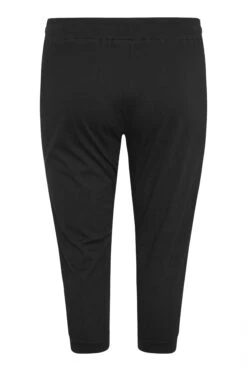 YOURS Curve Black Cropped Stretch Joggers -Luna Looks Zone b1ef5fa1 efd8 46 124732 Y