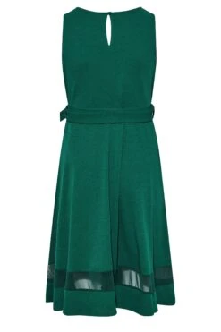 YOURS LONDON Curve Green Mesh Panel Skater Dress 11 YOURS LONDON Curve Green Mesh Panel Skater Dress -Luna Looks Zone b2afa6f7 1e2a 49 161626 Y