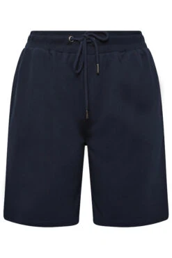 YOURS Curve Navy Blue Jogger Shorts -Luna Looks Zone b2ba5c1c e1af 47 144833 X