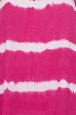 YOURS Curve Pink Tie Dye Crinkle Crochet Back Vest Top -Luna Looks Zone b3a0fd84 f9ce 4b 131844 Z