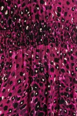 YOURS LONDON Curve Pink Animal Print Shirred Waist Dress 9 YOURS LONDON Curve Pink Animal Print Shirred Waist Dress -Luna Looks Zone b4658736 ed1b 41 161940 Z