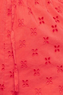 LIMITED COLLECTION Curve Coral Orange Broderie Anglaise Shorts -Luna Looks Zone b4e8efa2 22f1 4e 215527 Z