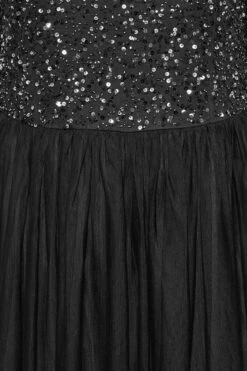 LUXE Curve Black Sequin Hand Embellished Maxi Dress -Luna Looks Zone b51f8017 05f0 40 161873 Z