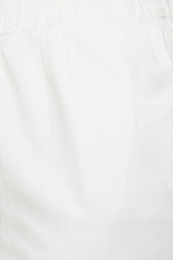 YOURS Curve White Cool Cotton Shorts -Luna Looks Zone b823beab 2312 48 144784 Z