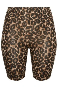 YOURS Curve 2 PACK Black Leopard Print Cycling Shorts -Luna Looks Zone b8409aec cc1c 41 144663 X