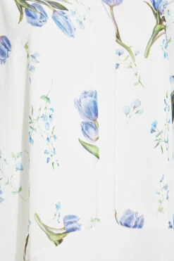 YOURS Curve White Floral Double Layered Blouse -Luna Looks Zone bbd6aa3f d7f4 4b 173821 Z