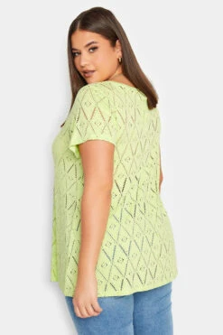 YOURS Curve 2 PACK Black Broderie Swing T-Shirts -Luna Looks Zone bc755d62 fbc3 4a 321029 C