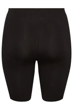 YOURS Curve 2 PACK Black Floral Cycling Shorts -Luna Looks Zone bcbf9955 7aab 4e 144666 Y1