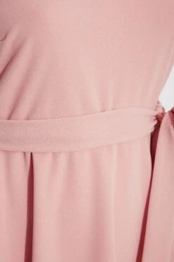 YOURS LONDON Curve Pink Mesh Panel Skater Dress -Luna Looks Zone bd0b4b20 20e5 4d 161366 Z