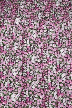 YOURS Curve Pink Floral Ditsy Shirred Midi Dress 9 YOURS Curve Pink Floral Ditsy Shirred Midi Dress -Luna Looks Zone be5592f8 6a4b 4a 137332 Z