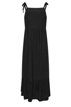 YOURS Curve Black Broderie Anglaise Maxi Dress -Luna Looks Zone c59a44cc 039c 4f 137537 X