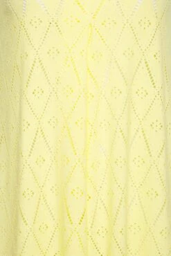 YOURS Curve Yellow Pointelle Vest Top -Luna Looks Zone c7c20289 4479 44 301843 Z