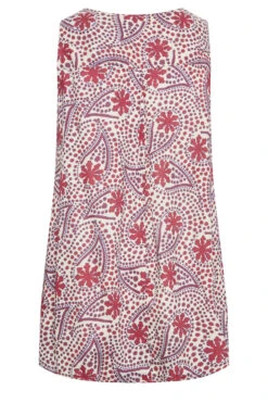 YOURS Curve Red Floral Paisley Print Swing Top 11 YOURS Curve Red Floral Paisley Print Swing Top -Luna Looks Zone c83b8384 b878 42 131996 Y