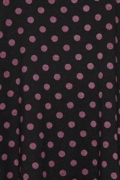 YOURS Curve Black Dot Print Pocket Detail Vest Top -Luna Looks Zone ca35a797 88f5 4f 302247 Z