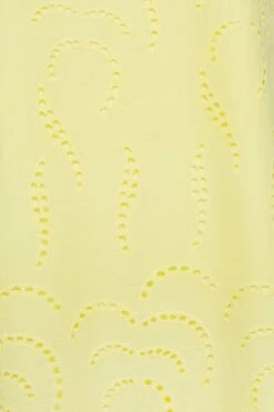 YOURS Curve Yellow Broderie Anglaise Bardot Dress -Luna Looks Zone cb8c74e7 ac11 4d 137514 Z