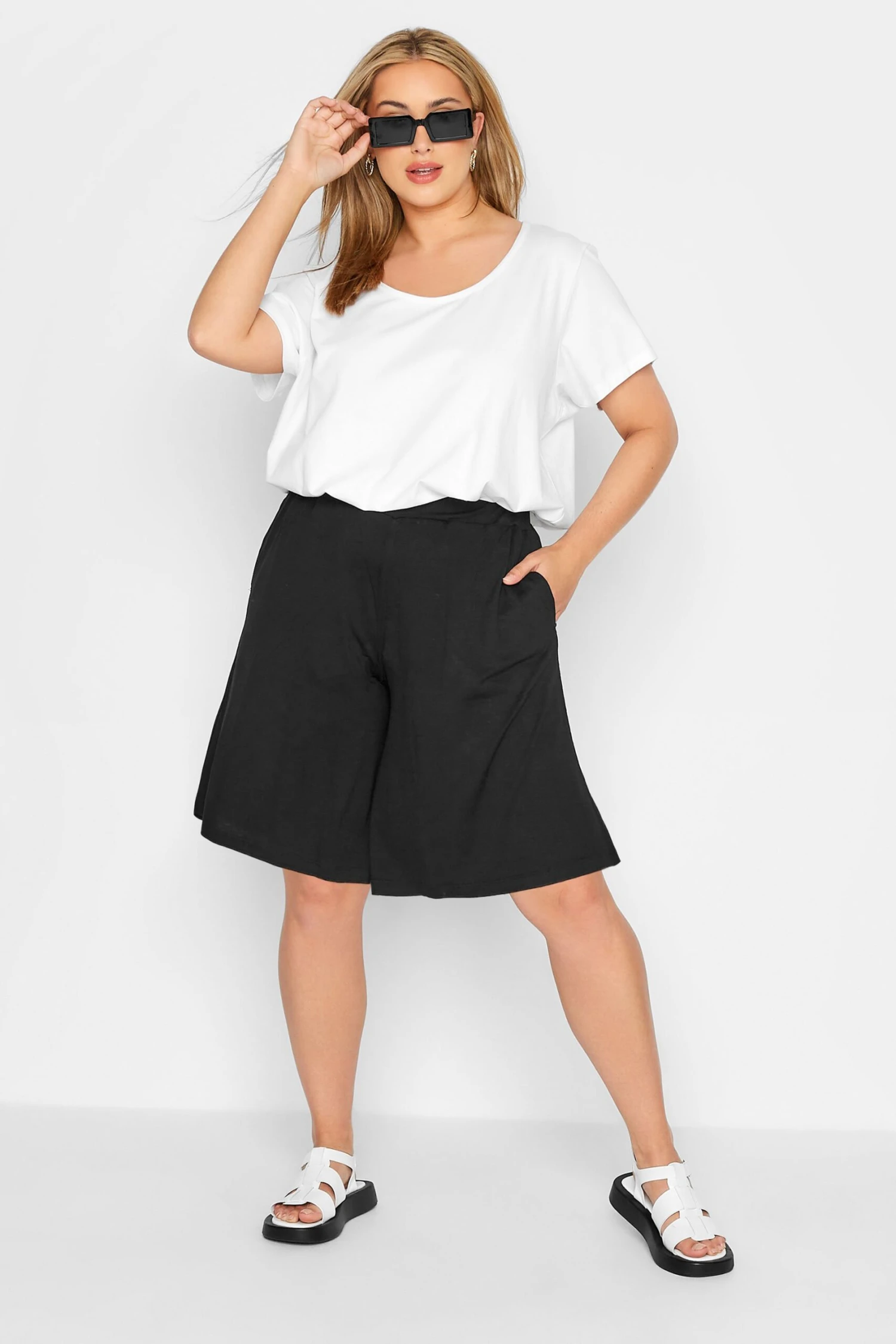 Curve Black Jersey Pull On Shorts 1 Curve Black Jersey Pull On Shorts