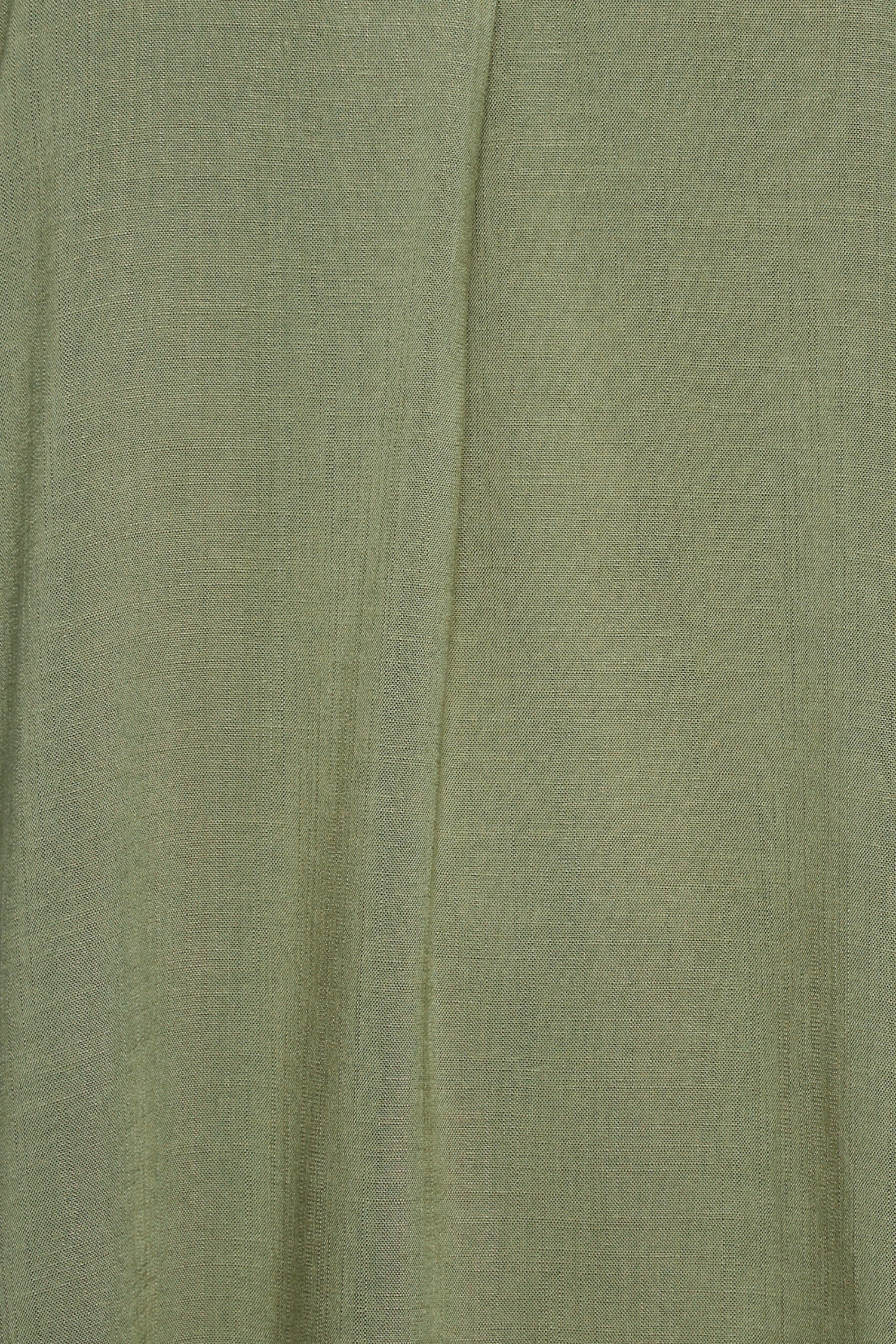 YOURS Curve Khaki Green Marl V-Neck Top 4 YOURS Curve Khaki Green Marl V-Neck Top - Image 4