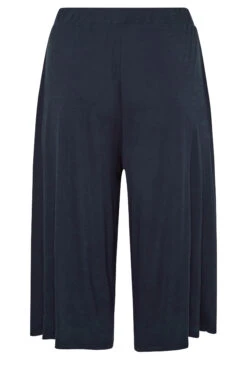 YOURS Curve Navy Blue Culottes -Luna Looks Zone cd52ad4b 7350 45 144779 Y