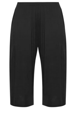 LIMITED COLLECTION Curve Black Extra Wide Leg Culottes -Luna Looks Zone ce0517a1 8376 4a 215714 X