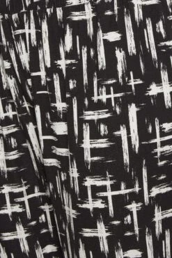 YOURS Curve Black Stripe Cropped Jersey Harem Joggers -Luna Looks Zone cf4b5e76 e4a1 46 144760 Z