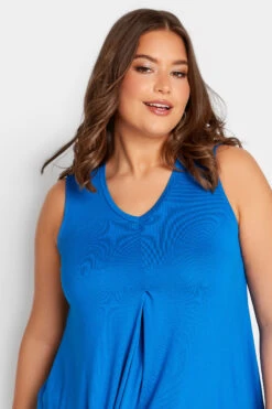 YOURS Curve Cobalt Blue Swing Vest Top -Luna Looks Zone cf8fe680 d7f3 40 320786 D