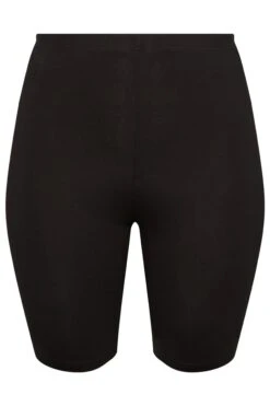 YOURS Curve 2 PACK Black Leopard Print Cycling Shorts -Luna Looks Zone d47d7ad4 beae 41 144663 X1