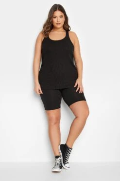 YOURS Curve 2 PACK Black Leopard Print Cycling Shorts -Luna Looks Zone d4e7a0f5 2feb 49 144663 B1