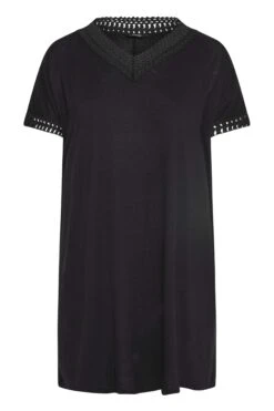 YOURS Curve Black Contrast Trim Tunic Dress -Luna Looks Zone d57d3ea3 ec9a 41 300736 X