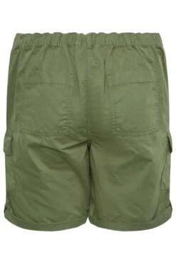 YOURS Curve Khaki Green Chino Shorts -Luna Looks Zone d7ac8e32 e041 41 144869 Y