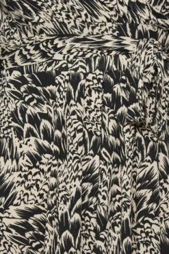 YOURS Curve Black & Beige Brown Abstract Floral V-Neck Maxi Dress -Luna Looks Zone d8dd0865 4f42 42 301893 Z