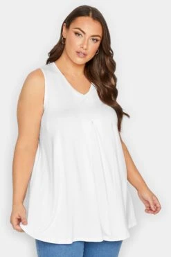 YOURS 2 PACK Curve Black & White Swing Vest Tops -Luna Looks Zone d9c9e93c a82b 41 320793 A1