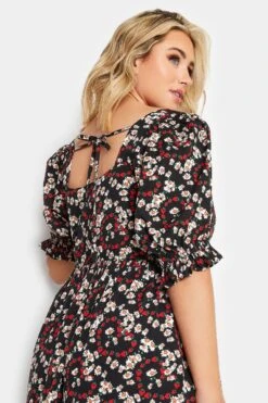 LIMITED COLLECTION Curve Black Mixed Print Sweetheart Dress -Luna Looks Zone d9f6d33b 08f8 47 215679 D