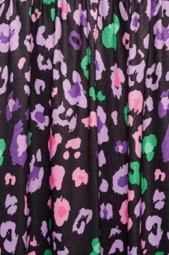 YOURS Curve Black Animal Print Smock Midi Dress -Luna Looks Zone dbbcb1b1 86ef 45 137508 Z