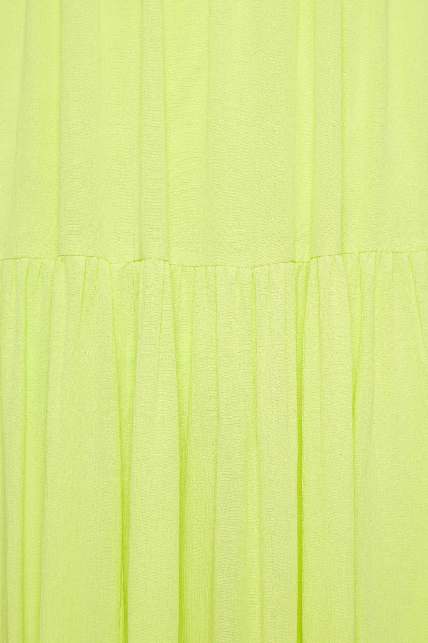 YOURS Curve Lime Green Shirred Strappy Sundress 4 YOURS Curve Lime Green Shirred Strappy Sundress - Image 4