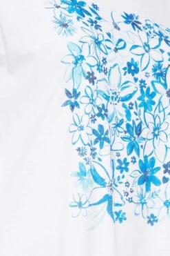 LIMITED COLLECTION Curve White Floral Graphic T-Shirt -Luna Looks Zone df073d03 d6d5 4a 215808 Z