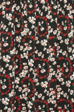 LIMITED COLLECTION Curve Black Mixed Print Sweetheart Dress -Luna Looks Zone e0041213 2083 46 215679 Z