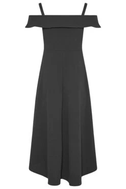 YOURS LONDON Curve Black Bardot High Low Midi Dress 11 YOURS LONDON Curve Black Bardot High Low Midi Dress -Luna Looks Zone e074c919 1645 40 162086 Y