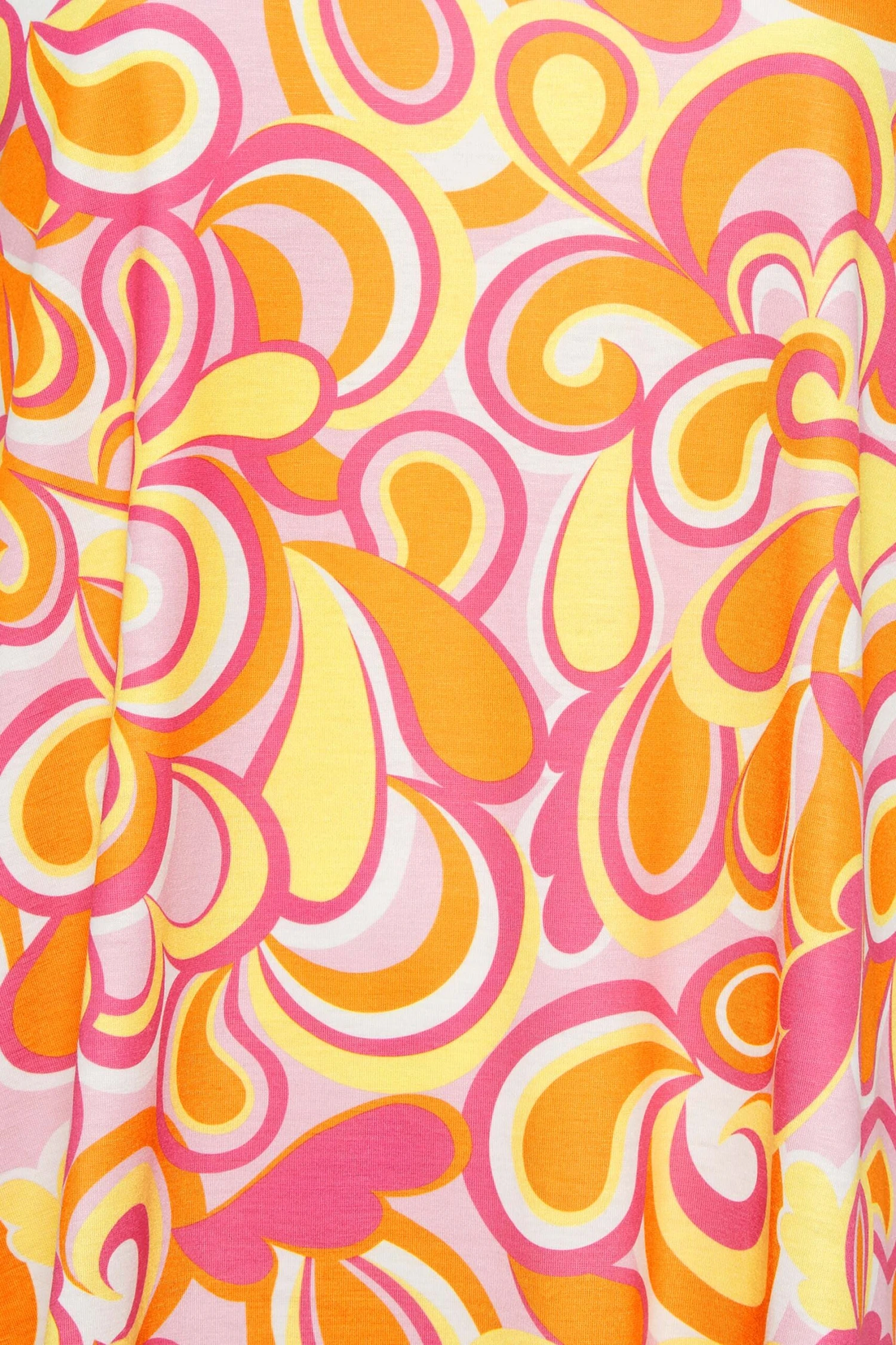 LIMITED COLLECTION Curve Orange Abstract Print Strappy Cami Top 4 LIMITED COLLECTION Curve Orange Abstract Print Strappy Cami Top - Image 4